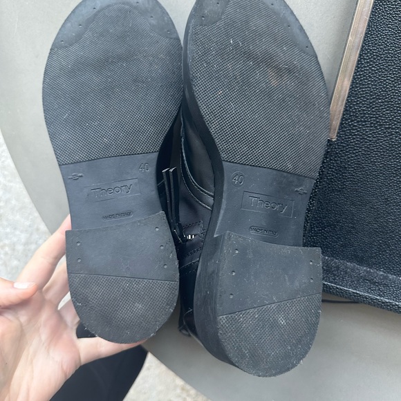 Theory leather + nylon boots - Picture 5 of 13